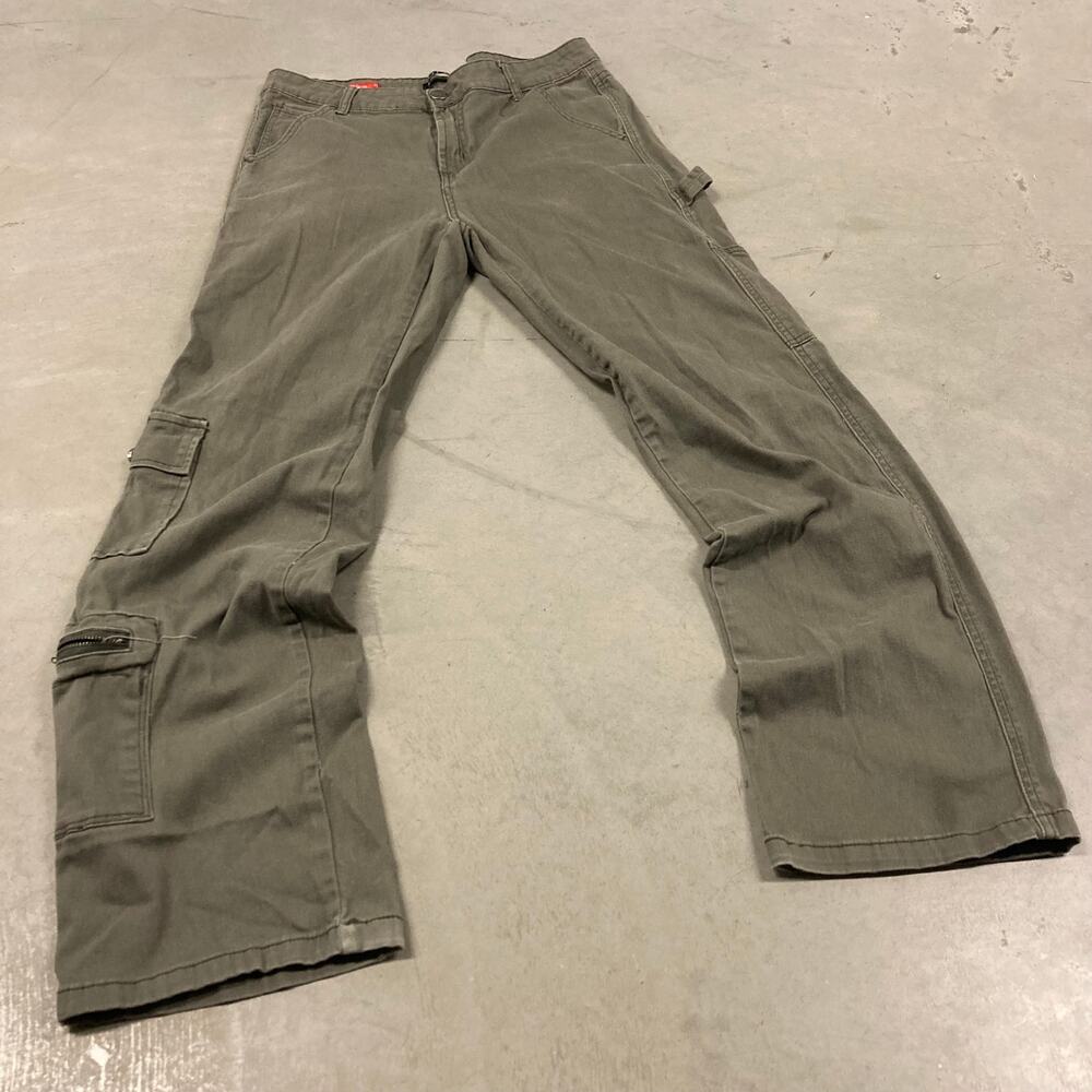 Hot Kiss Olive Wide Leg Cargo Pants